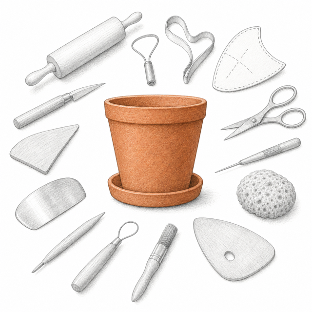 Plant pot illustration
